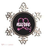 Cute Valentines Day Nurse Heart Stethoscope Ornament thumb 0