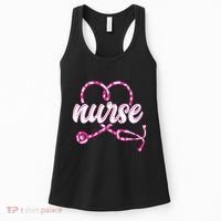 Cute Valentines Day Nurse Heart Stethoscope Women's Tank Top thumb 0