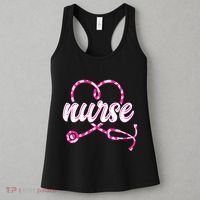 Cute Valentines Day Nurse Heart Stethoscope Women's Tank Top thumb 3