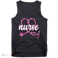 Cute Valentines Day Nurse Heart Stethoscope Tank Top thumb 0