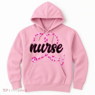 Cute Valentines Day Nurse Heart Stethoscope Hoodie