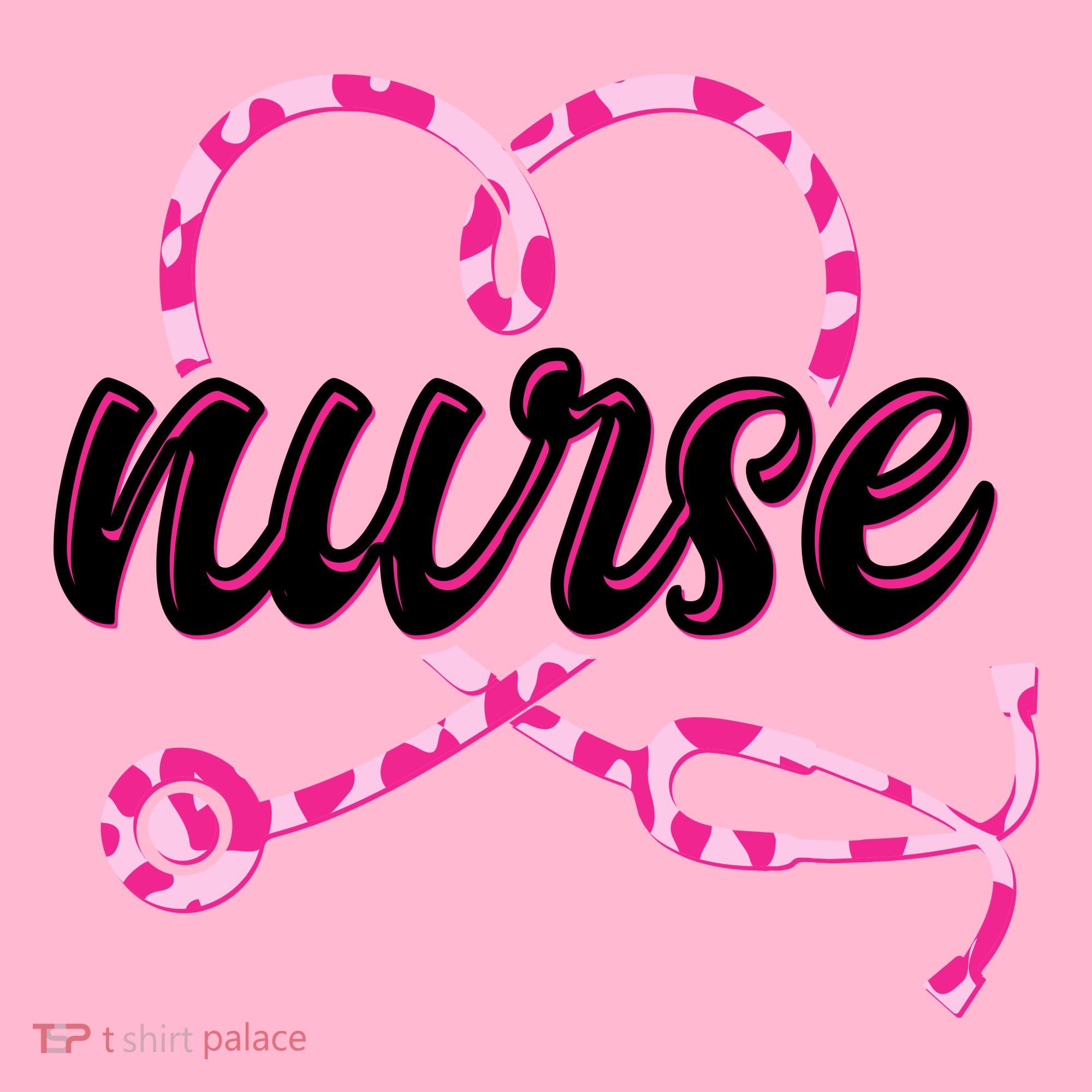 Cute Valentines Day Nurse Heart Stethoscope Mousepad