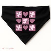 Cupid Valentines Day Heart Love USA-Made Doggie Bandana thumb 0