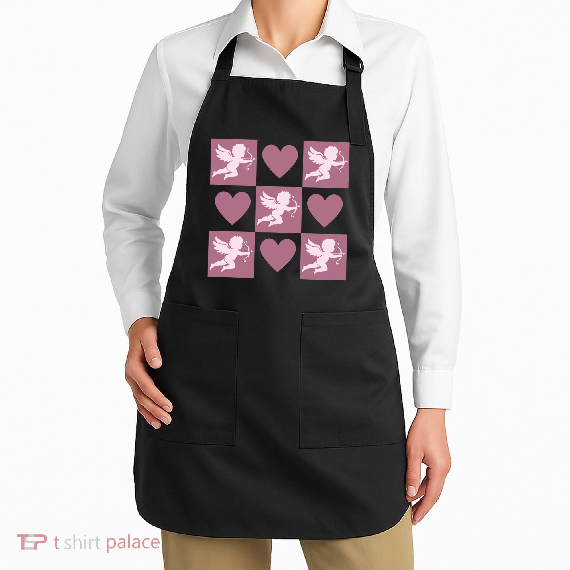 Cupid Valentines Day Heart Love Apron