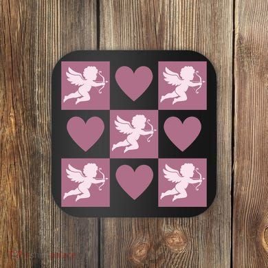 Cupid Valentines Day Heart Love Coaster