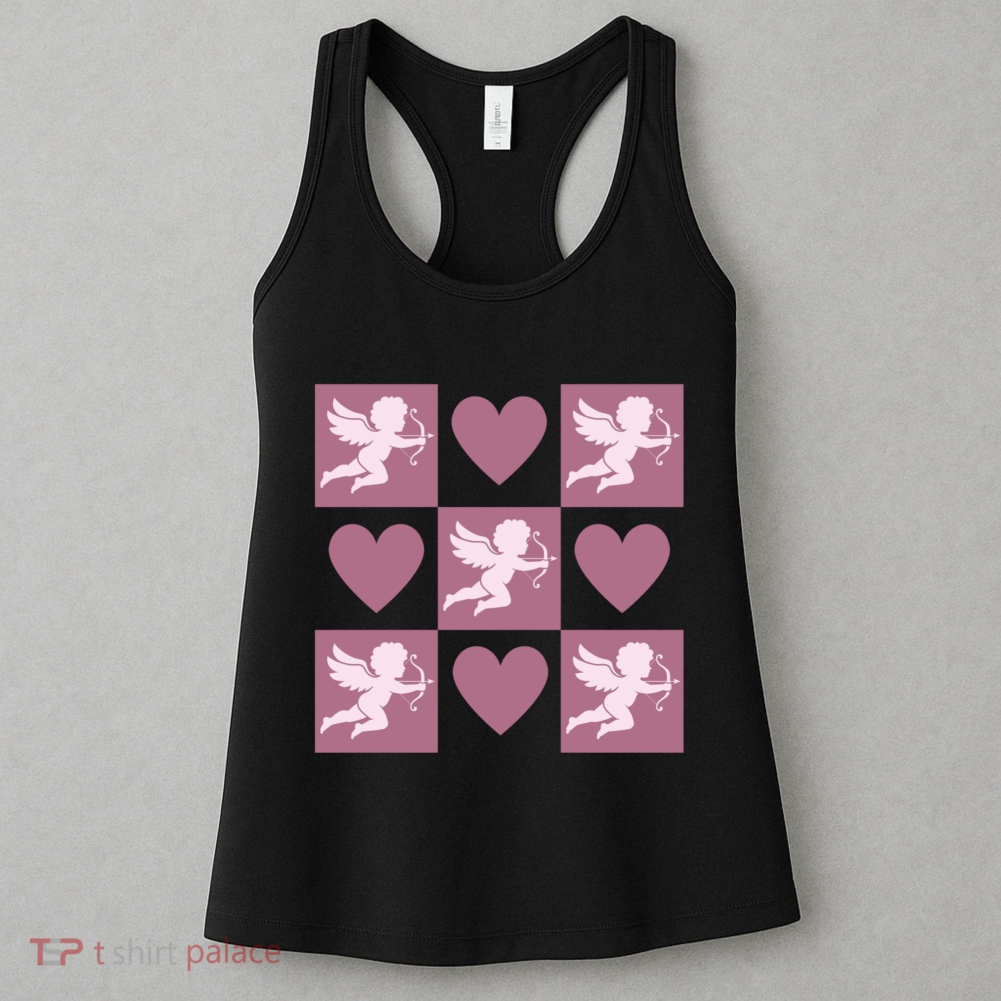 Cupid Valentines Day Heart Love Women's Tank Top