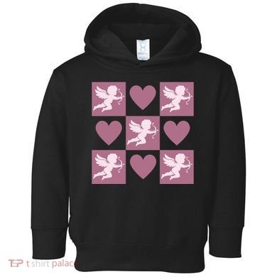 Cupid Valentines Day Heart Love Toddler Hoodie
