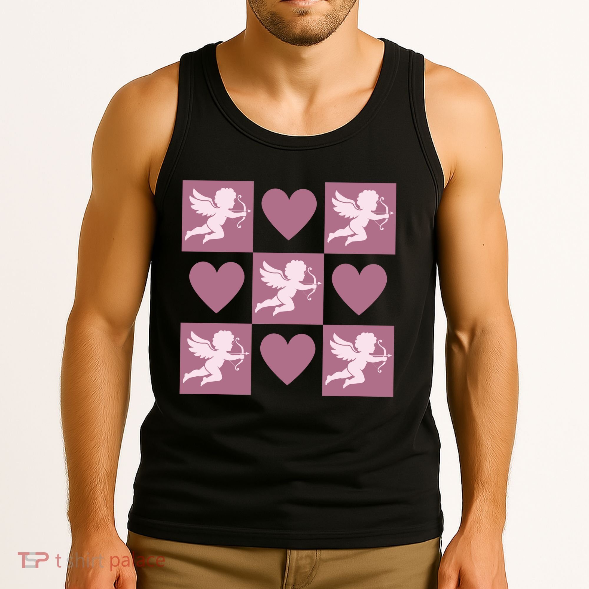 Cupid Valentines Day Heart Love Tank Top