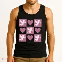 Cupid Valentines Day Heart Love Tank Top thumb 3