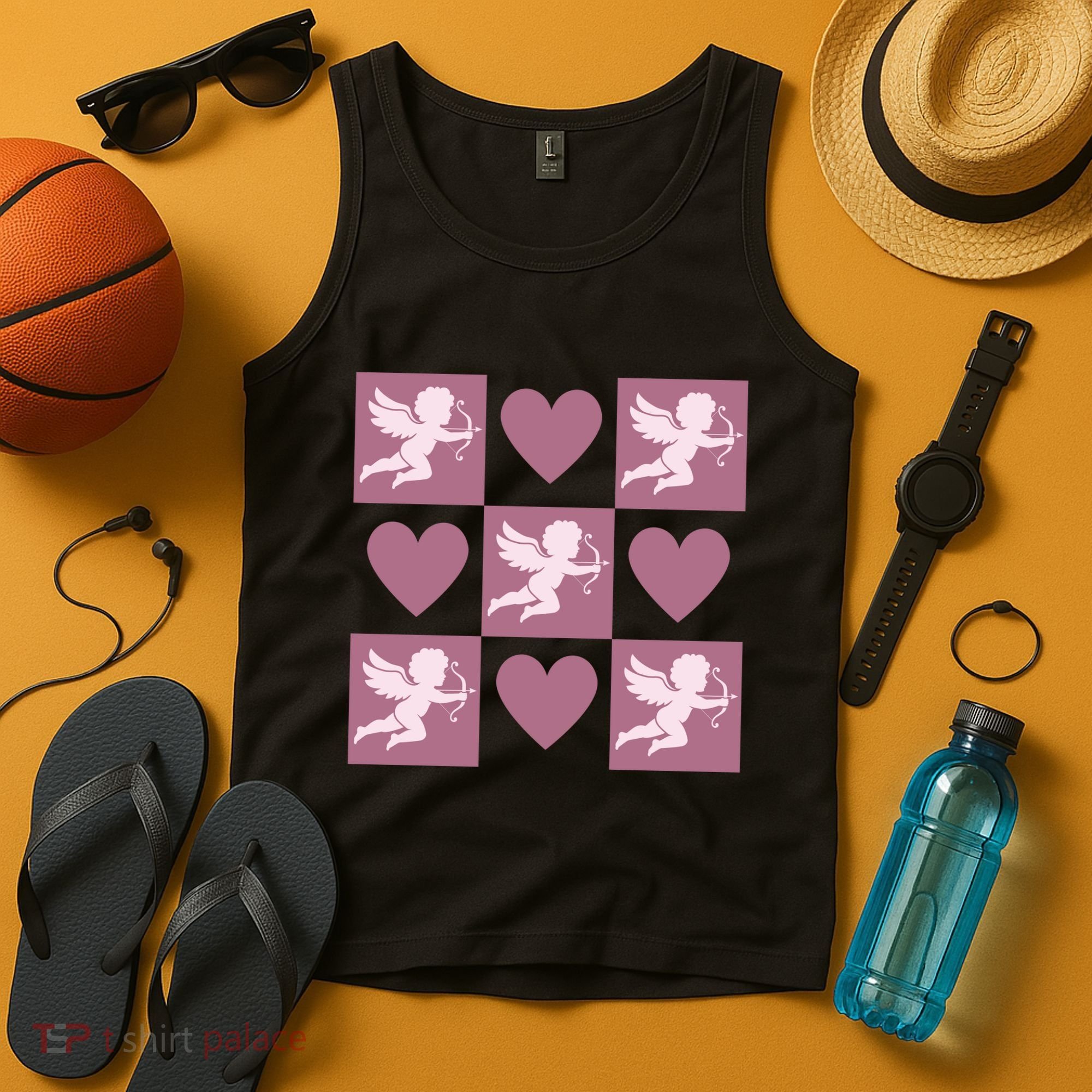 Cupid Valentines Day Heart Love Tank Top