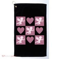 Cupid Valentines Day Heart Love Golf Towel thumb 0
