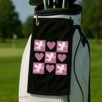 Cupid Valentines Day Heart Love Golf Towel thumb 2