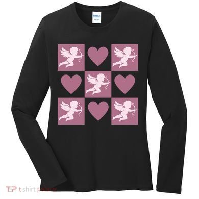 Cupid Valentines Day Heart Love Women's Long Sleeve Shirt