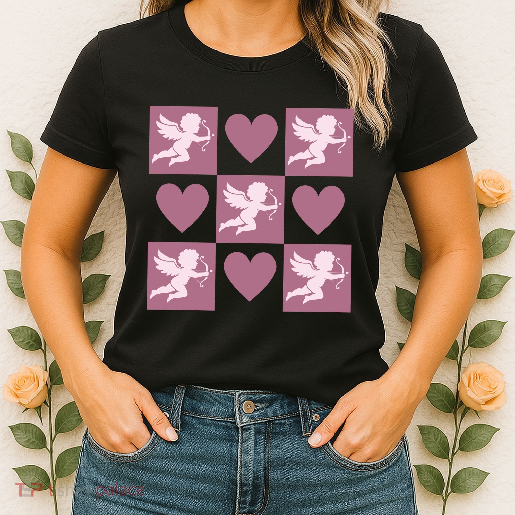 Cupid Valentines Day Heart Love Women's T-Shirt