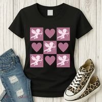 Cupid Valentines Day Heart Love Women's T-Shirt thumb 3