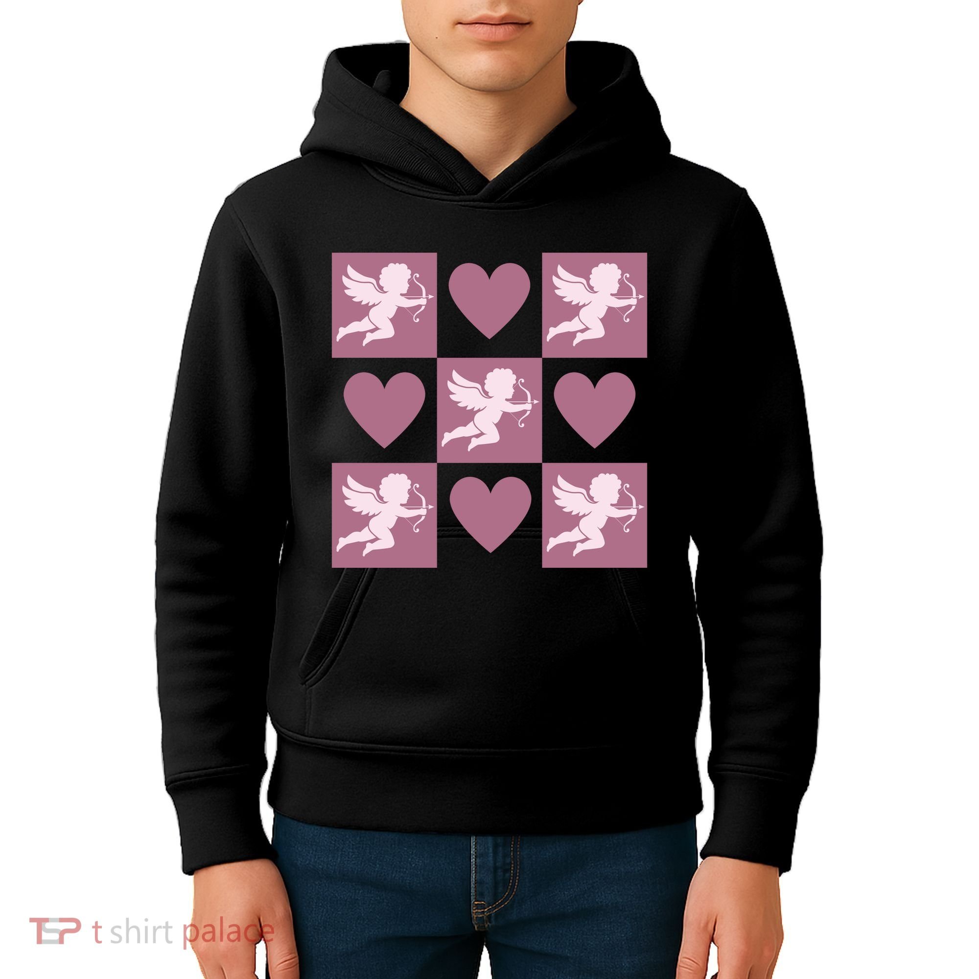 Cupid Valentines Day Heart Love Kids Hoodie