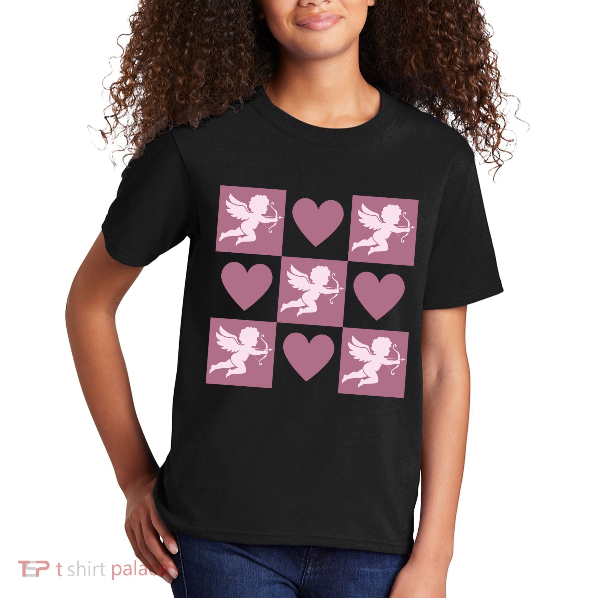 Cupid Valentines Day Heart Love Kids T-Shirt