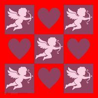 Cupid Valentines Day Heart Love Santa Hat thumb 1