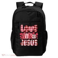 Cute Valentines Day Love Like Jesus Backpack thumb 0