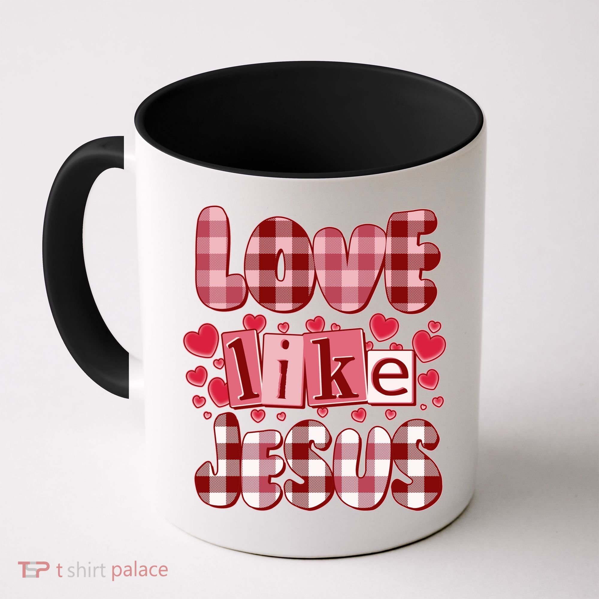 Cute Valentines Day Love Like Jesus Coffee Mug
