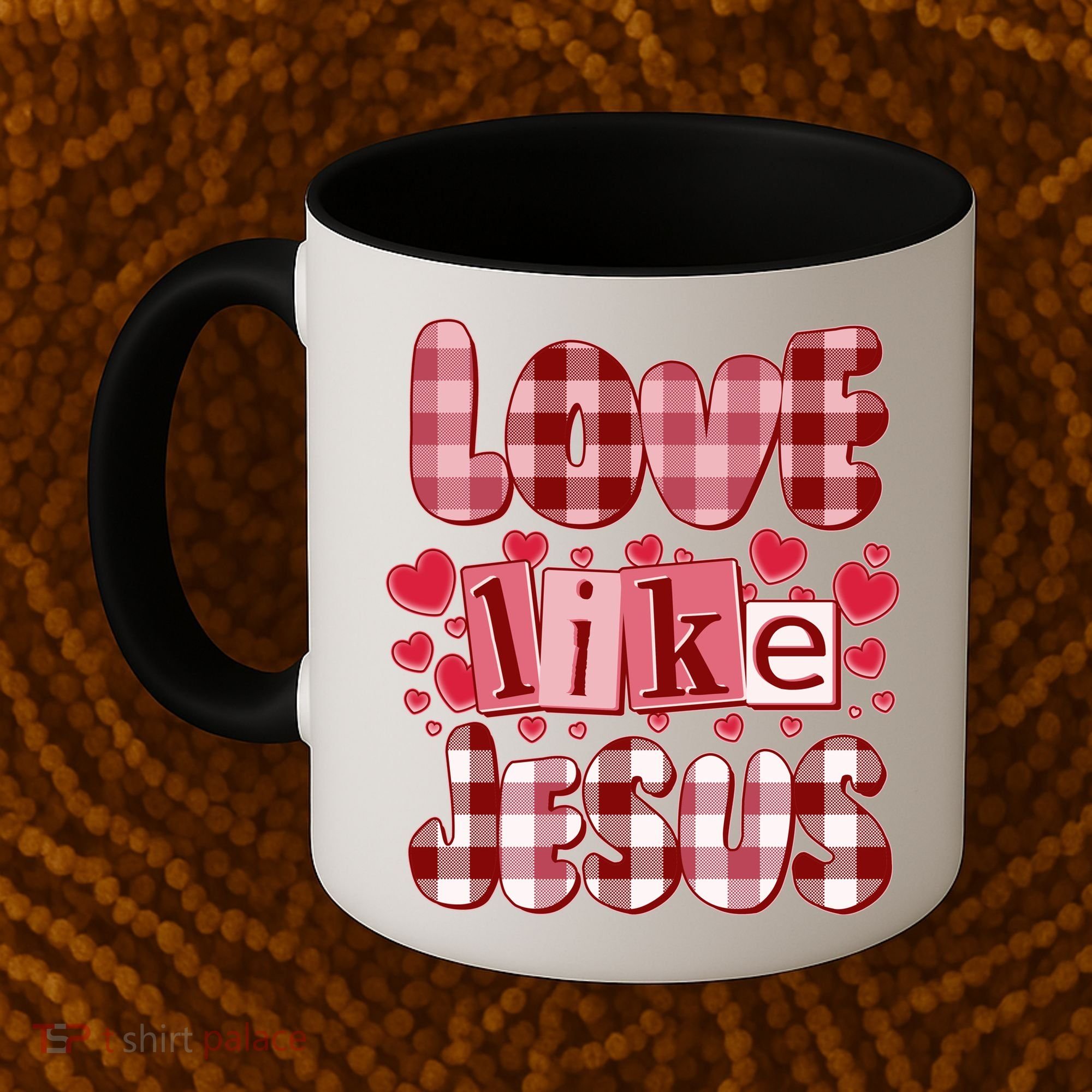Cute Valentines Day Love Like Jesus Coffee Mug