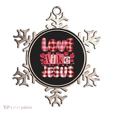 Cute Valentines Day Love Like Jesus Ornament