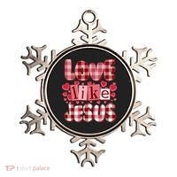 Cute Valentines Day Love Like Jesus Ornament thumb 0