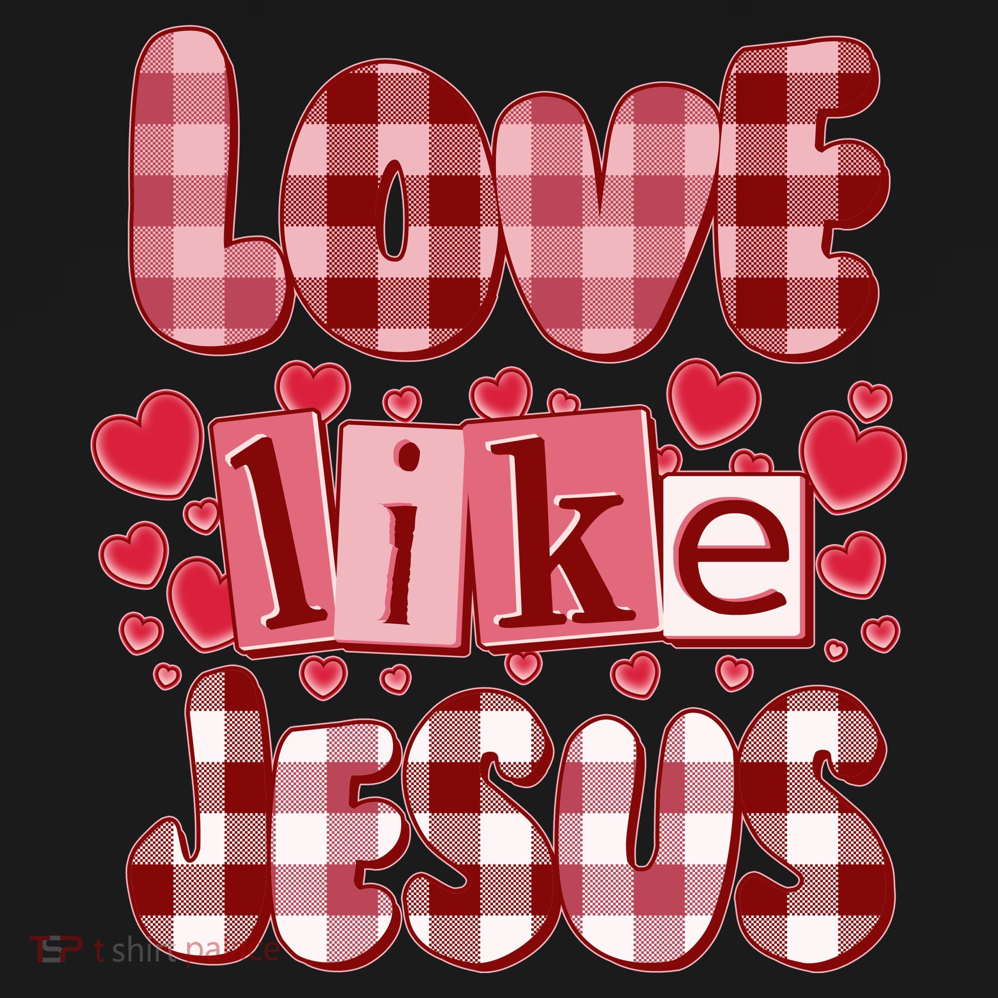 Cute Valentines Day Love Like Jesus Ornament