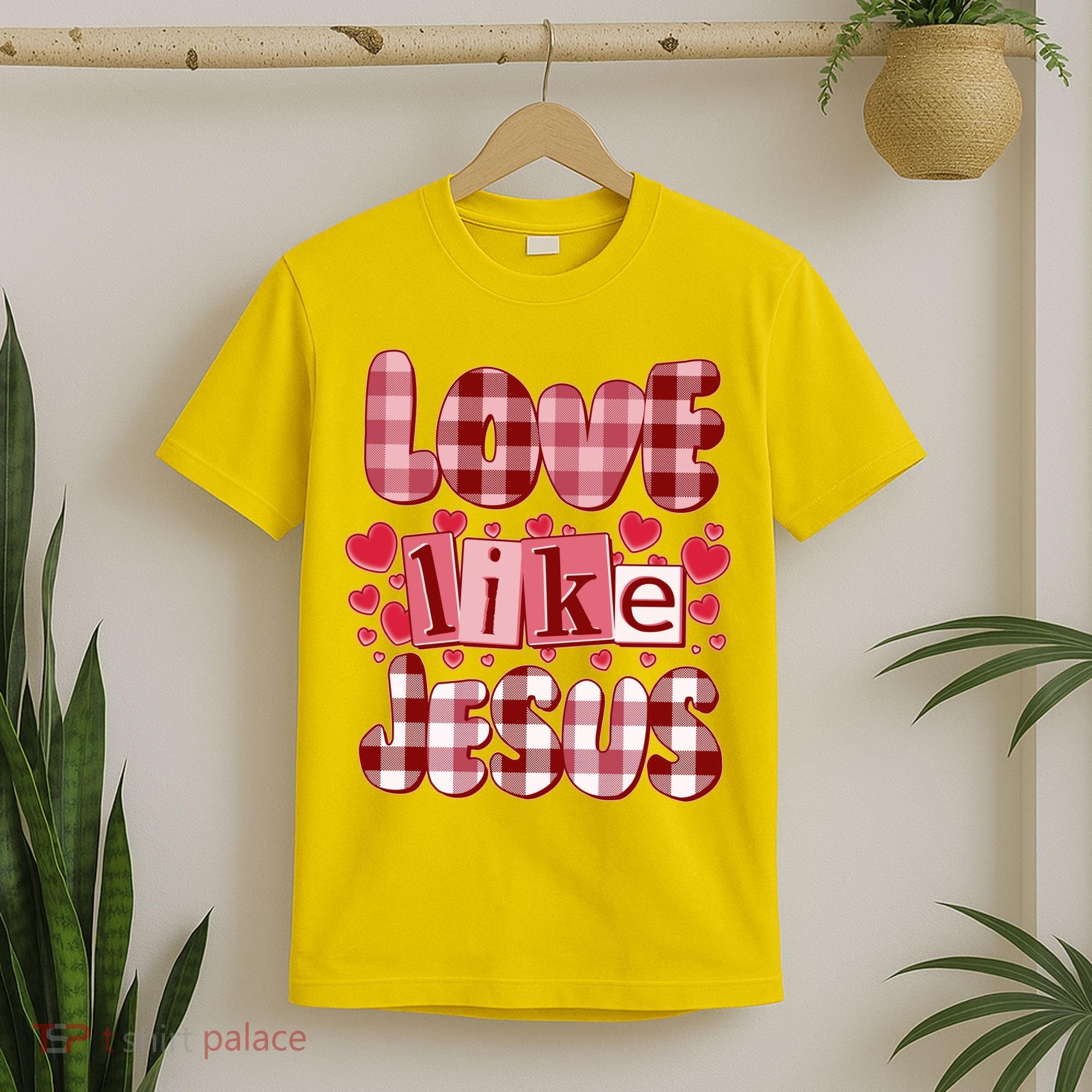 Cute Valentines Day Love Like Jesus T-Shirt