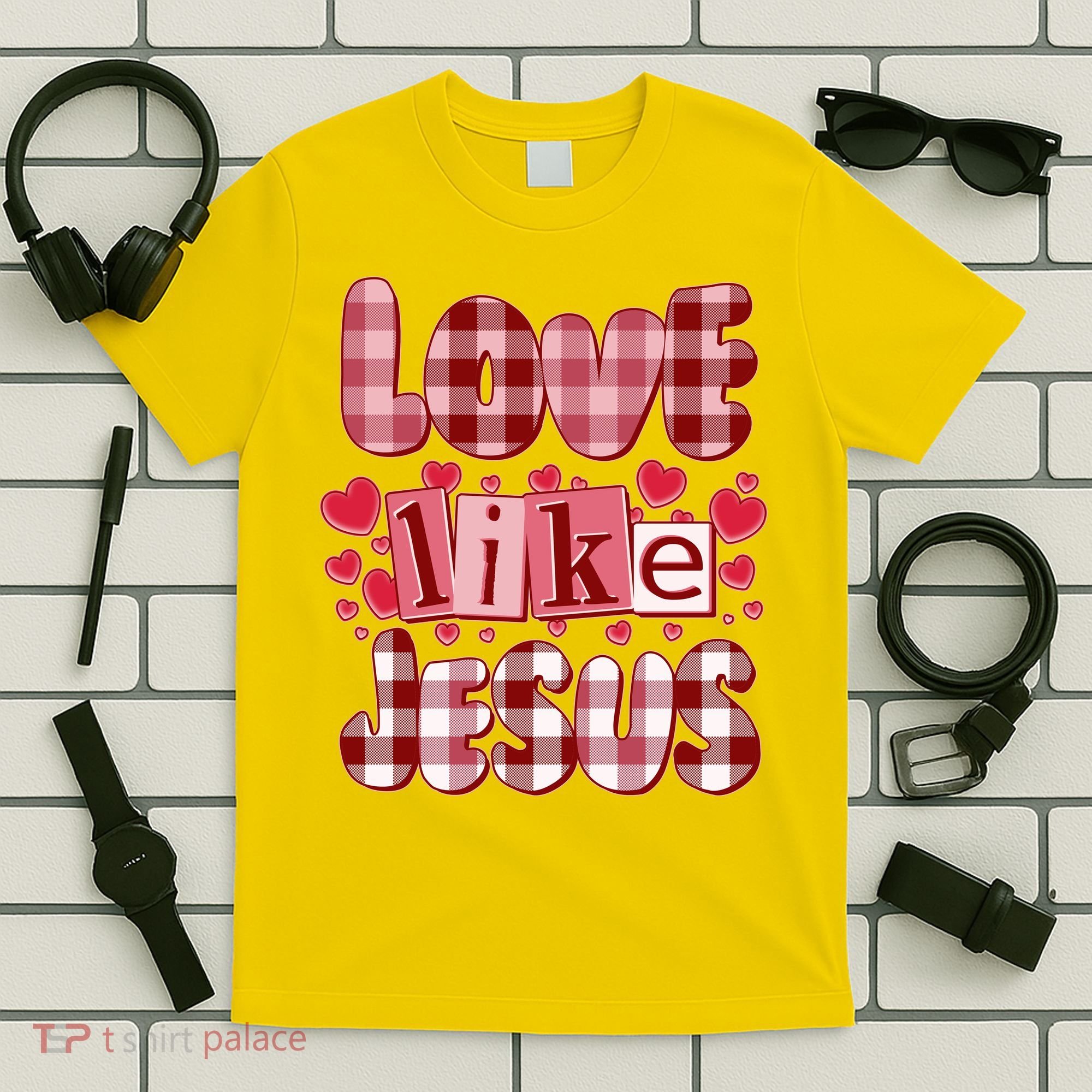 Cute Valentines Day Love Like Jesus T-Shirt