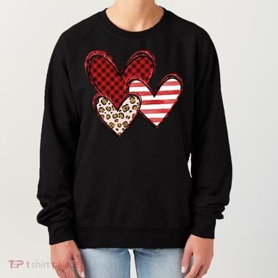 Cute Valentines Day Heart Pattern Women's Sweatshirt