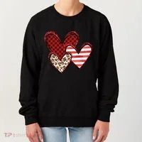 Cute Valentines Day Heart Pattern Women's Sweatshirt thumb 0