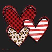 Cute Valentines Day Heart Pattern Women's Sweatshirt thumb 2