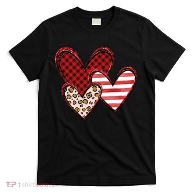 Cute Valentines Day Heart Pattern T-Shirt