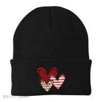 Cute Valentines Day Heart Pattern Beanie thumb 0
