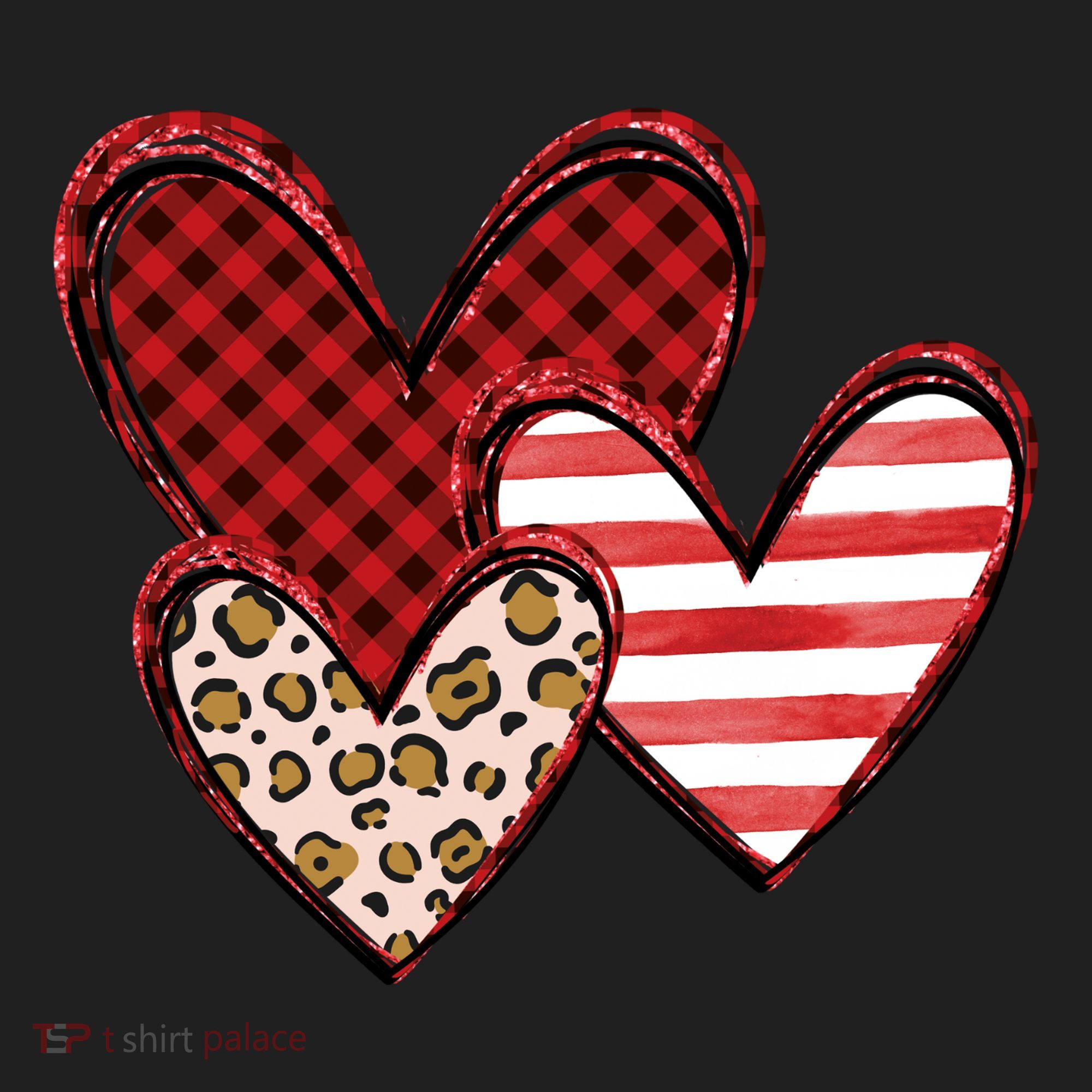 Cute Valentines Day Heart Pattern Beanie