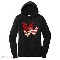 Cute Valentines Day Heart Pattern Women's Hoodie thumb 0