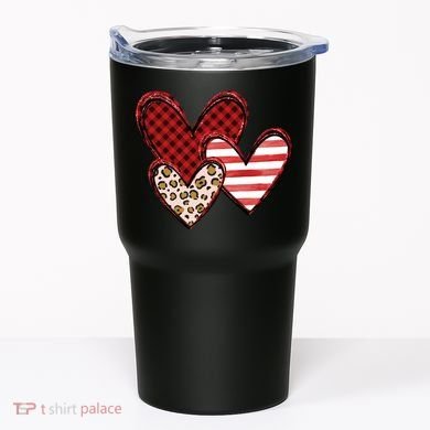 Cute Valentines Day Heart Pattern Tumbler