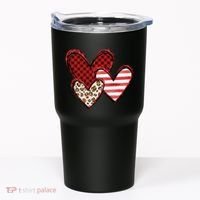 Cute Valentines Day Heart Pattern Tumbler thumb 0