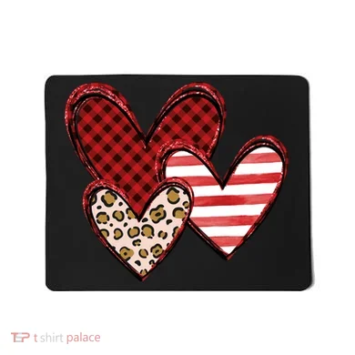 Cute Valentines Day Heart Pattern Mousepad