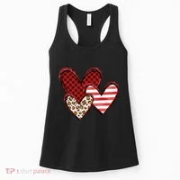 Cute Valentines Day Heart Pattern Women's Tank Top thumb 0