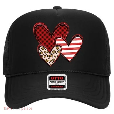 Cute Valentines Day Heart Pattern Hat