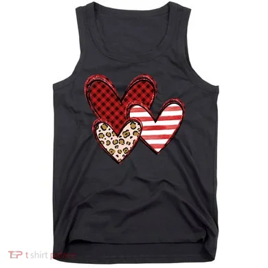 Cute Valentines Day Heart Pattern Tank Top
