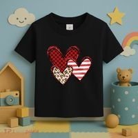 Cute Valentines Day Heart Pattern Toddler T-Shirt thumb 3