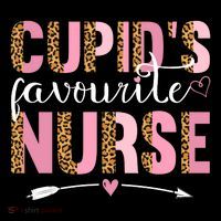 Cute Valentines Day Cupids Favorite Nurse Women's Hoodie thumb 2