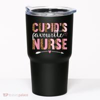Cute Valentines Day Cupids Favorite Nurse Tumbler thumb 0