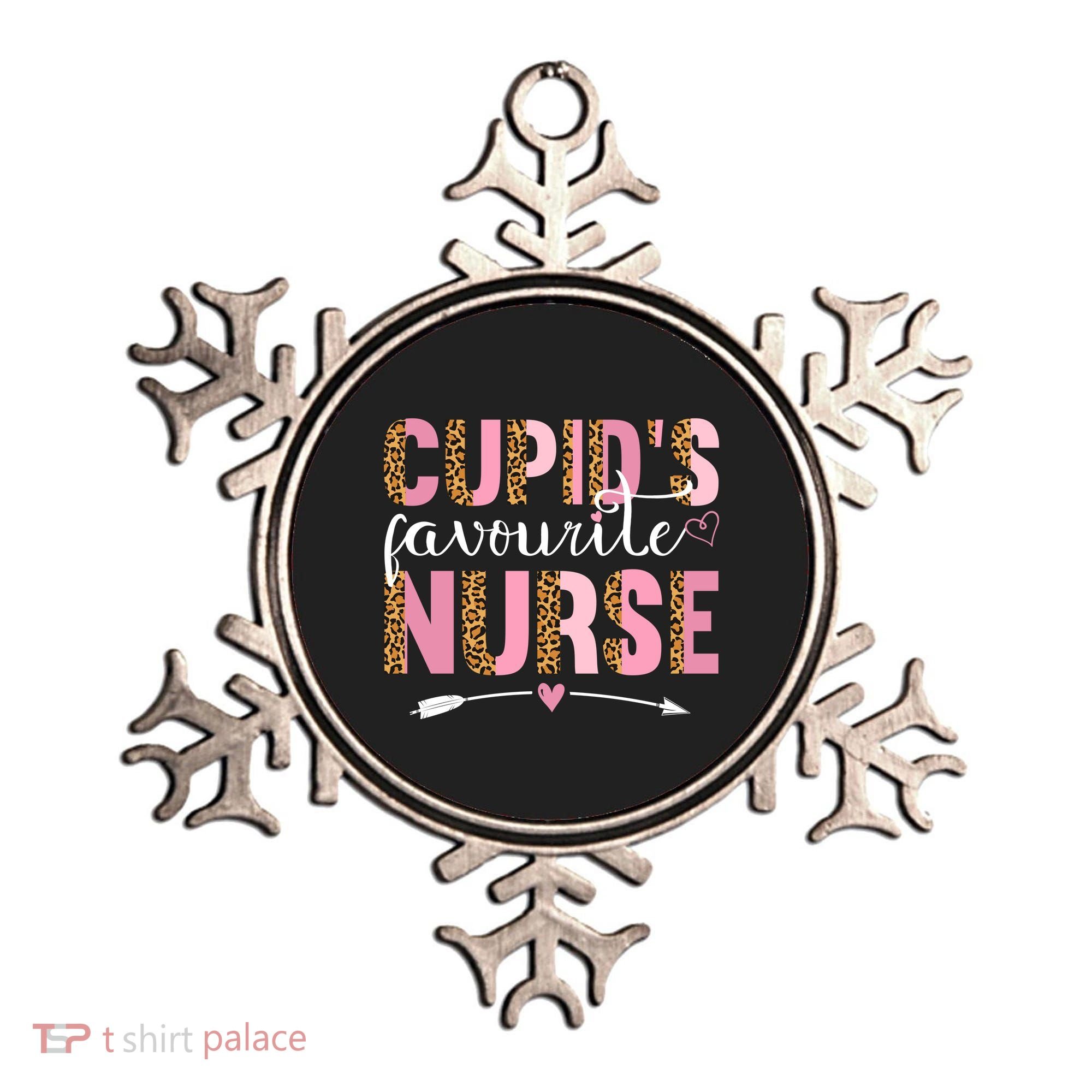 Cute Valentines Day Cupids Favorite Nurse Ornament