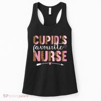 Cute Valentines Day Cupids Favorite Nurse Women's Tank Top thumb 0