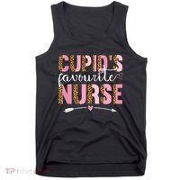 Cute Valentines Day Cupids Favorite Nurse Tank Top thumb 0