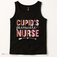 Cute Valentines Day Cupids Favorite Nurse Tank Top thumb 2